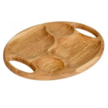 Dubová oválna doštička na mäso a syry